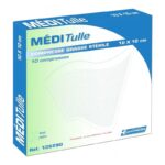 Euromedis MEDITulle Βαζελινούχες Αποστειρωμένες Γάζες 10 x 10cm 10Τμχ