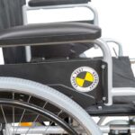 Mobiak Gemini Αναπηρικό Αμαξίδιο με Διπλή Σταυρωτή Μπάρα Στήριξης και 46cm κάθισμα 0811300