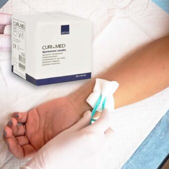 Abena Curi Med Non Woven Μη Αποστειρωμένη Γάζα 4φύλλη10x10cm 100τμχ