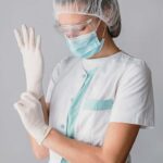 Abena Classic Latex Glove Εξεταστικά Γάντια Με Πούδρα Λευκά 100τμχ