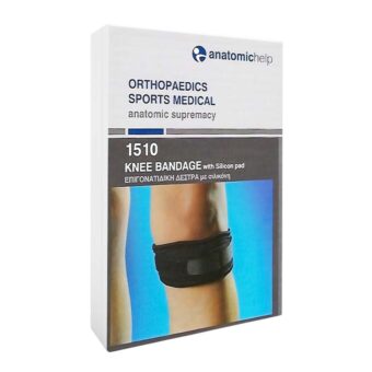 Anatomic Help Επιγονατιδική Δέστρα με Σιλικόνη Χρώμα Μαύρο One Size K-1510