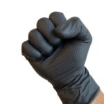 Aurelia Bold Max Nitrile Μαύρα Γάντια Ενισχυμένα Χωρίς Πούδρα 100τμχ