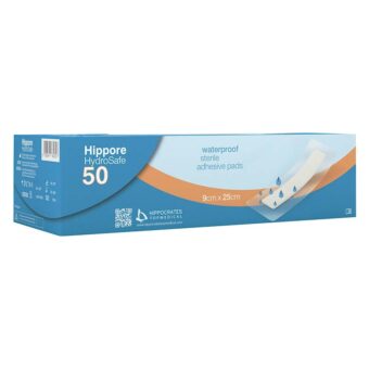 Hippore HYDROSAFE Αδιάβροχα Αποστειρωμένα Αυτοκόλλητα Επιθέματα 9 X 25cm
