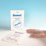 Romed Copolymer Examination Gloves Press on Paper - Γάντια Αποστειρωμένα 100τμχ