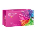 SoftTouch Vivid Gloves Nitrile Φούξια Γάντια Χωρίς Πούδρα 100τμχ