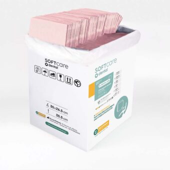 Bournas Medicals Soft Care Plus Οδοντιατρική Πετσέτα - Ροζ 500τμχ 3ply