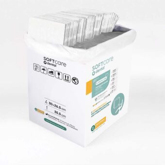Bournas Medicals Soft Care Standard Οδοντιατρική Πετσέτα - Λευκό 500τμχ