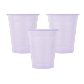 Bournas Medicals Soft Care Οδοντιατρικά Ποτηράκια - Μωβ 100τμχ