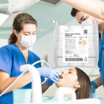 Bournas Medicals Soft Care Dental Οδοντιατρικά Tολύπια Βάμβακος 300g