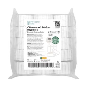 Bournas Medicals Soft Care Dental Οδοντιατρικά Tολύπια Βάμβακος 300g - No 2