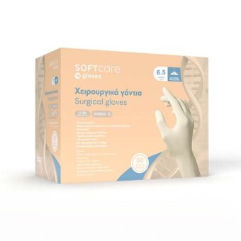 Soft Touch Χειρουργικά Γάντια Με Πούδρα Νο 6,5 - 50 Ζεύγη