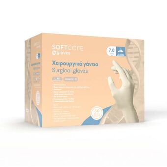 Soft Care Χειρουργικά Γάντια Με Πούδρα Νο 7,0 - 50 Ζεύγη