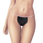 Bournas Medicals Soft Care Εσώρουχο Γυναικείο Non-Woven Tanga Μαύρο