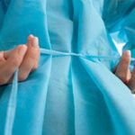 Bournas Medicals Soft Care Μπλούζα Εξεταστική Non Woven - Γαλάζιο